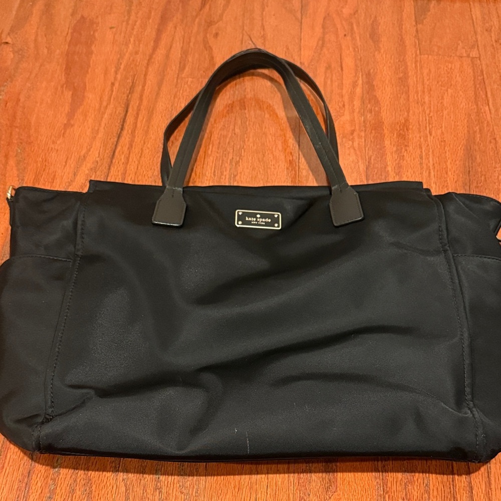 Kate Spade Elegant Black Tote Handbag.